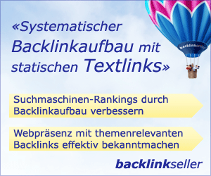 Backlinkseller Werbebanner