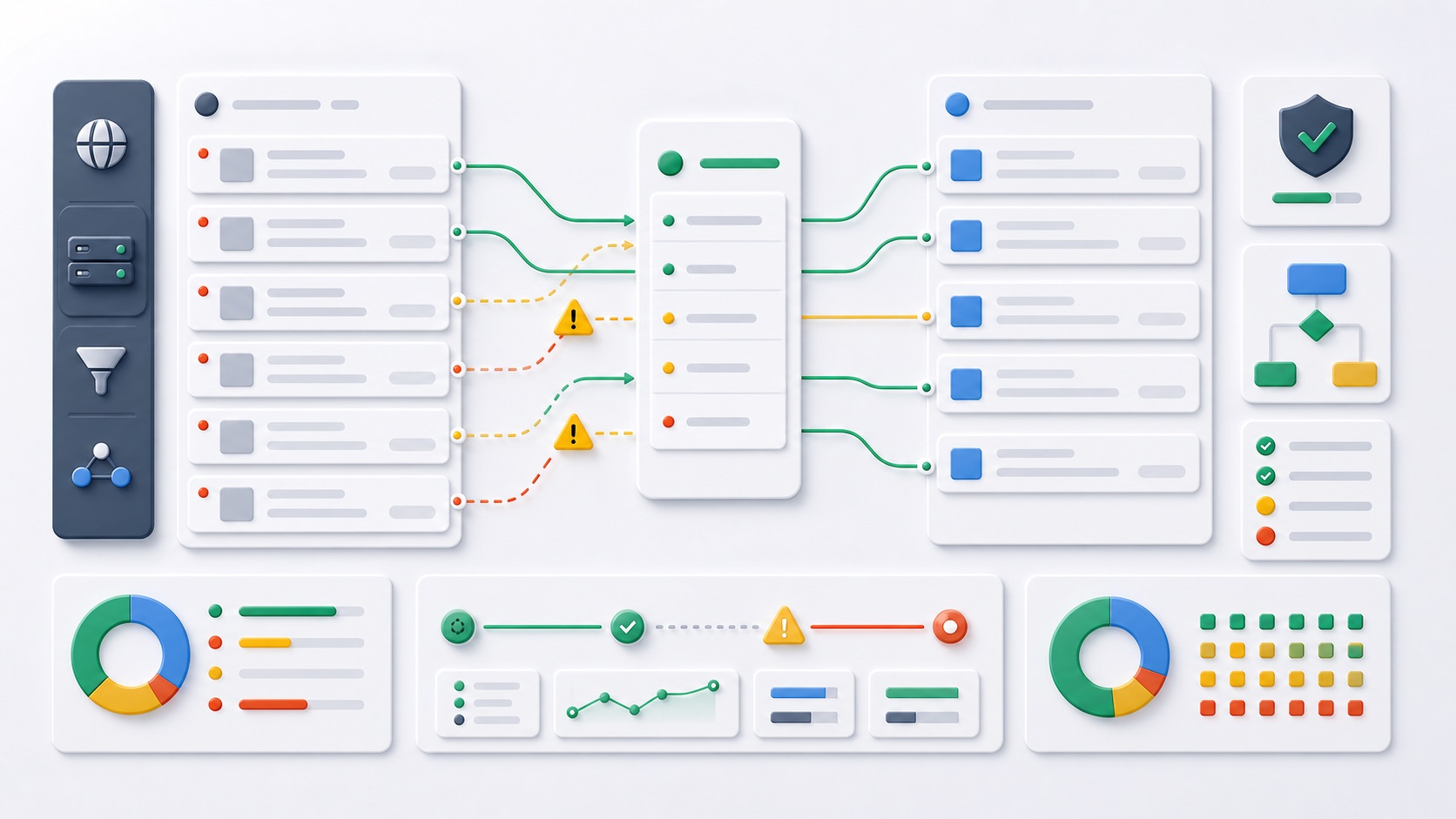 Redirect-Map mit alten URLs, neuen Zielseiten, Statuscodes und Testpfaden