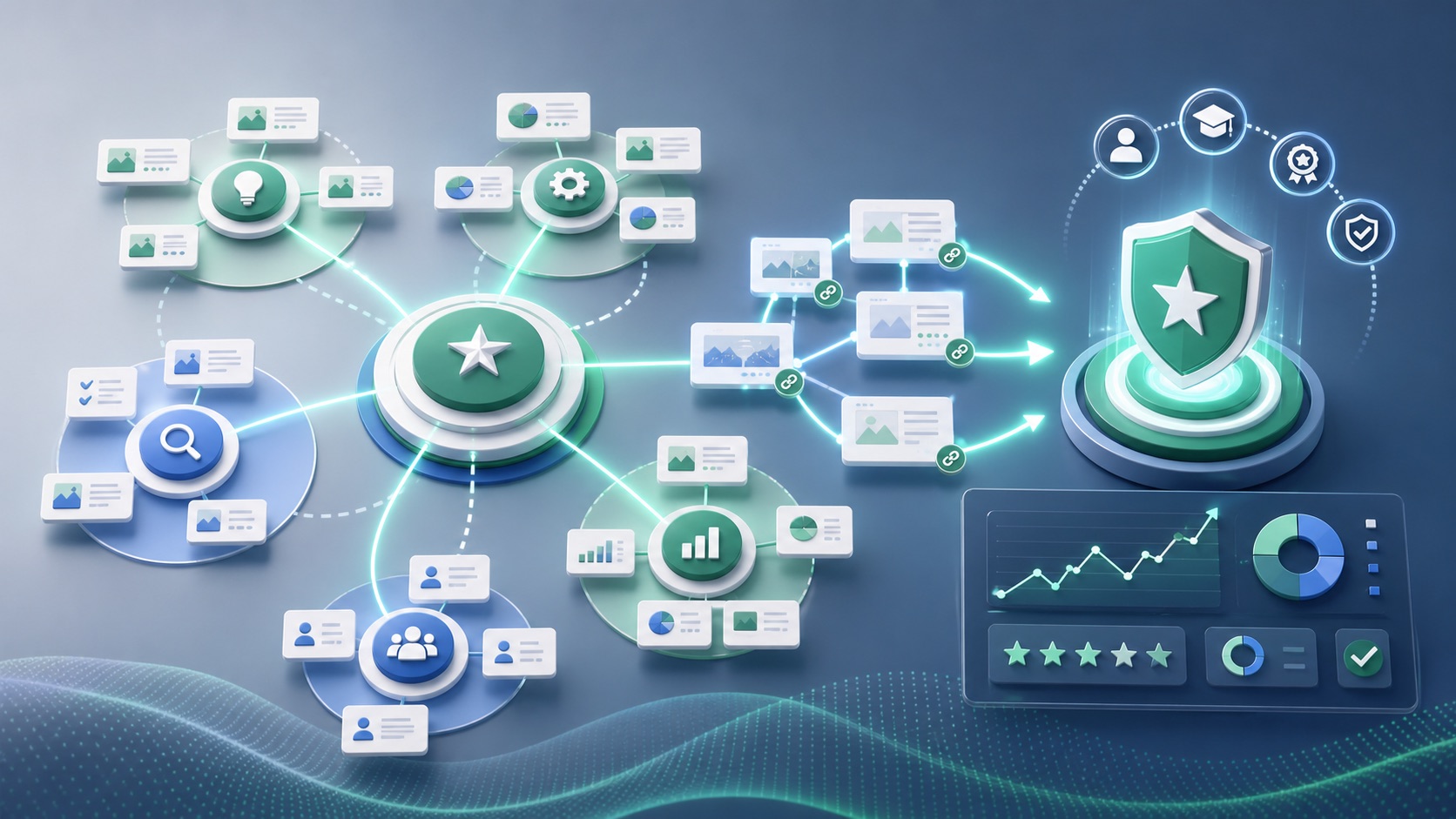 Thematische Autoritaet als Netzwerk aus Suchintentionen, Expertenwissen und starken Seiten